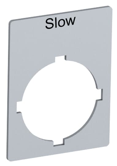 ACC LEGEND PLATE  *