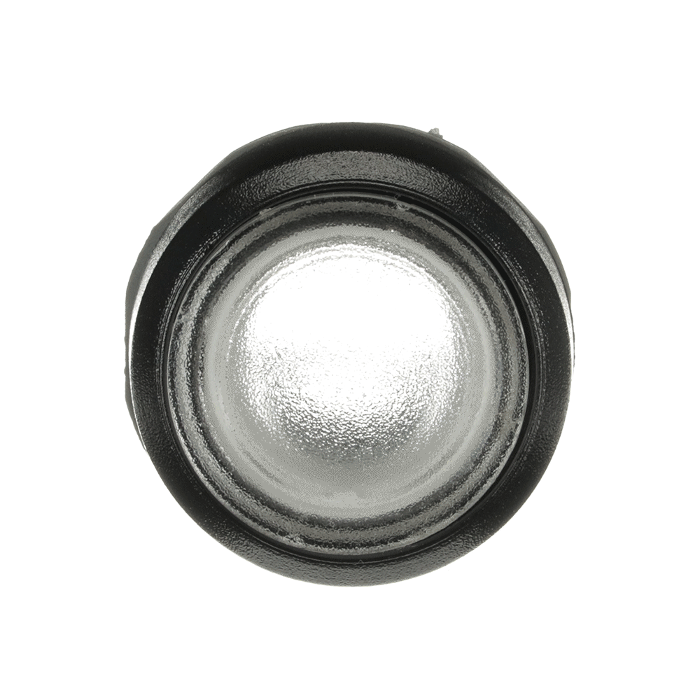 BOUTTON POUSSOIR PLAT CLAIR  *