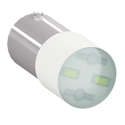 AMPOULE LED POUR ALIMENTATIONS BLANCHE 6VAC/DC  *