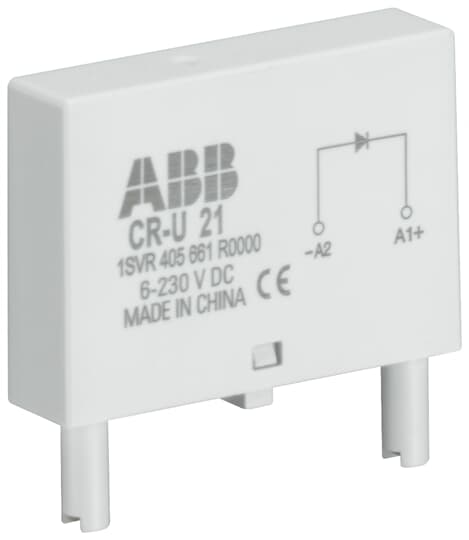 CR-U 61CV PLUG MVARISTOR LED GREEN 6-24VAC/DC  *