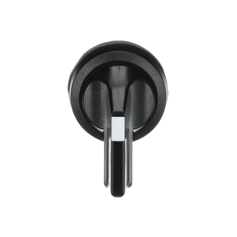 COMMUTATEUR DE SELECTION SERIE MODULAIREIMPULSION 2 POS NOIR  *