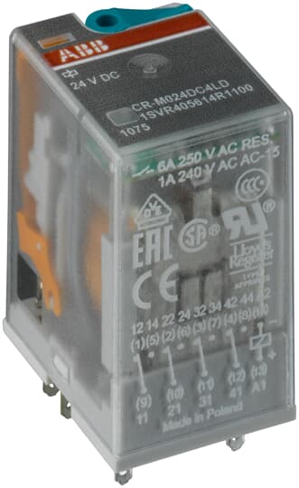 RELAIS D'INTERFACE 3C/O A1-A2=48VDC 250V/10A LED DIODE  *