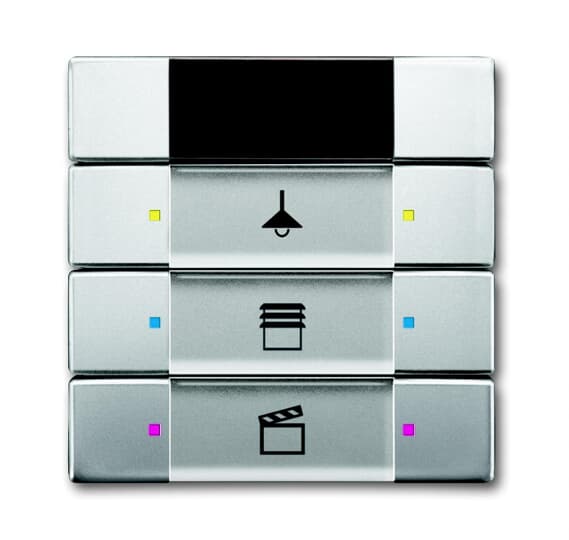 ELEMENT DE COMMANDE ACIER INOXYDABLE 3/6COMMANDES AVEC INTERFACE IR  *