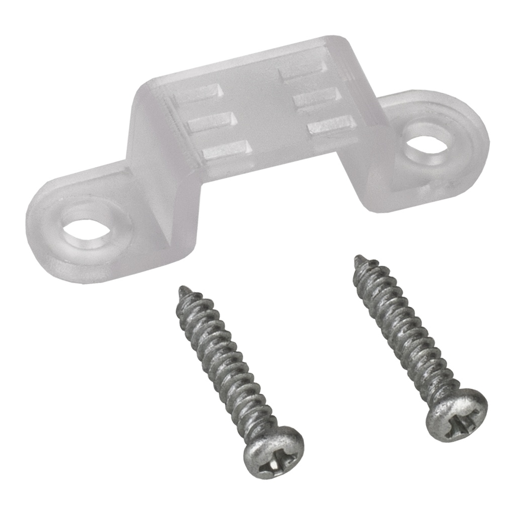 MOUNTING CLIP + SCREWS FOR ROBUST LED ROPE  *