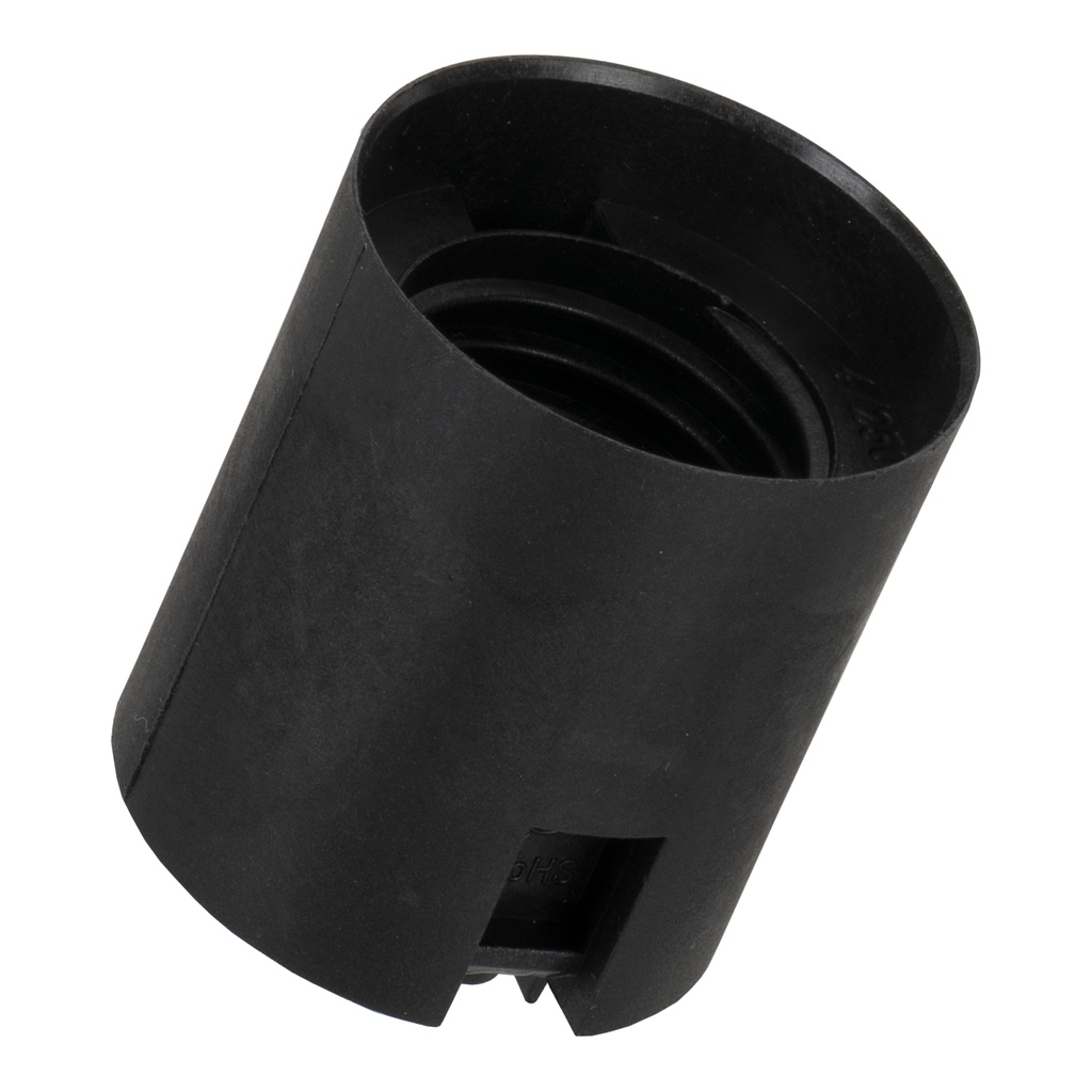 LAMPHOLDER E27 TP BLACK PLUG-IN