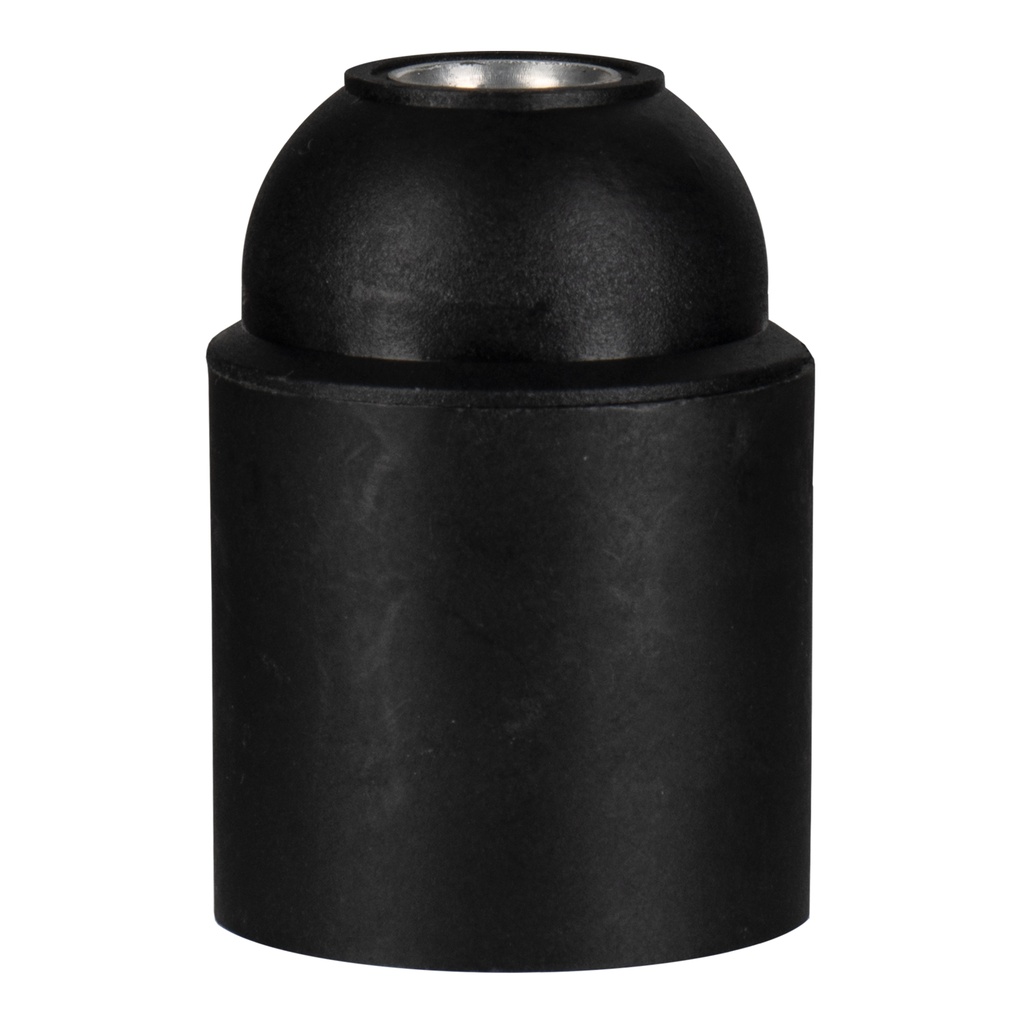LAMPHOLDER E27 TP PLAIN BLACK