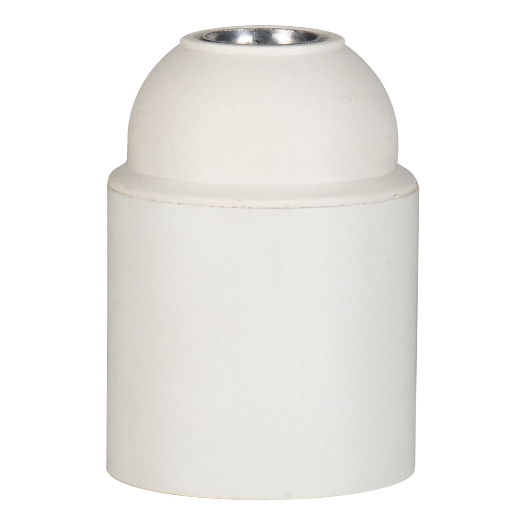 LAMPHOLDER E27 TP PLAIN WHITE