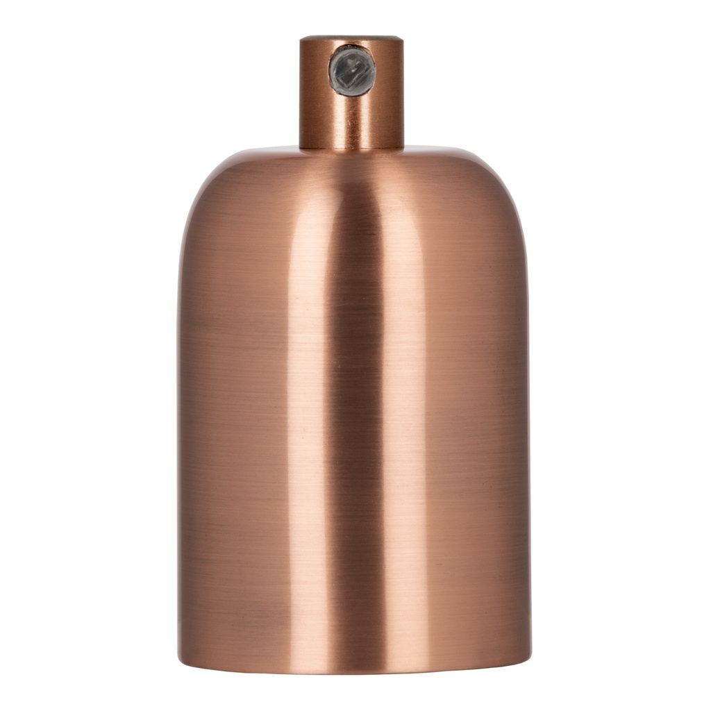 LAMPHOLDER ALU E27 COPPER  *