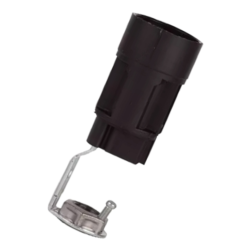 CANDLE LAMPHOLDER E14 FIXED 65MM BLACK  *