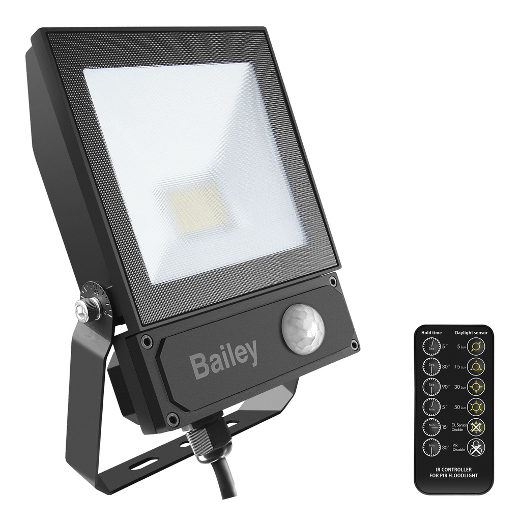 LED FLOODLIGHT SLIM II SENSOR 20W 2000LM3000K IP65