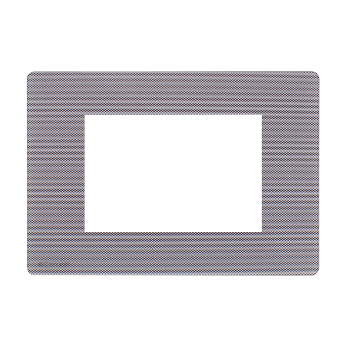 PLATINE GRAPHITE ONE COMP BTICINO LIVING  *
