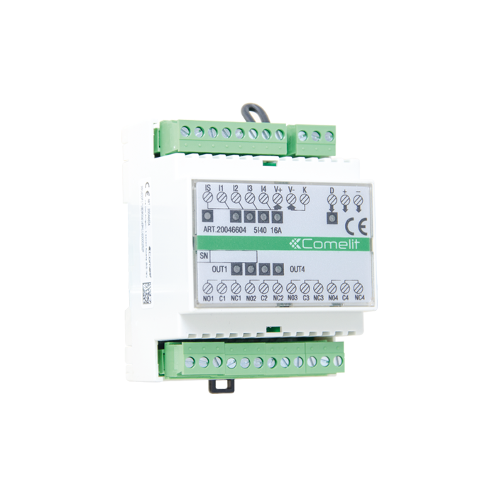 MODULE OPTO-ISOLE 5 ENTREES NUM./ 4 SORTIES RELAIS 16 A SH  *