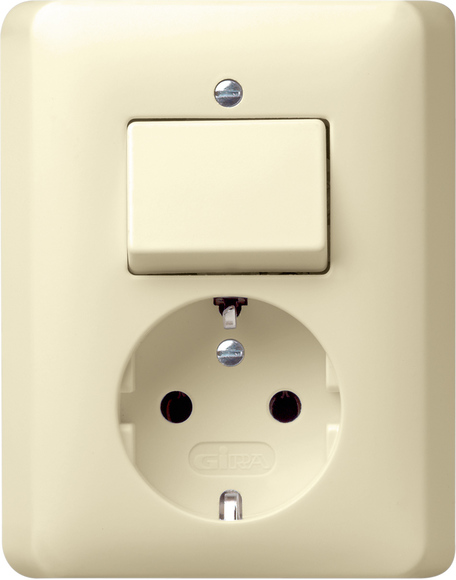 COMBI UIT-WIS/WCD/RA V.AFD.PL. STANDARD55 CREME WIT  *