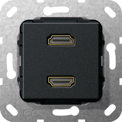 HDMI™ 2-V VERLOOPKAB. BASISELEMENT ZWARTM