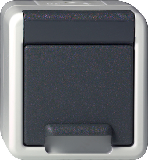 PRISE SCHUKO CLAPET MONT.APP. PROT.EAU G  *
