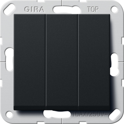 INTERR. BASCULE BS TRPLE ARRET SYSTEM 55NOIR MAT  *