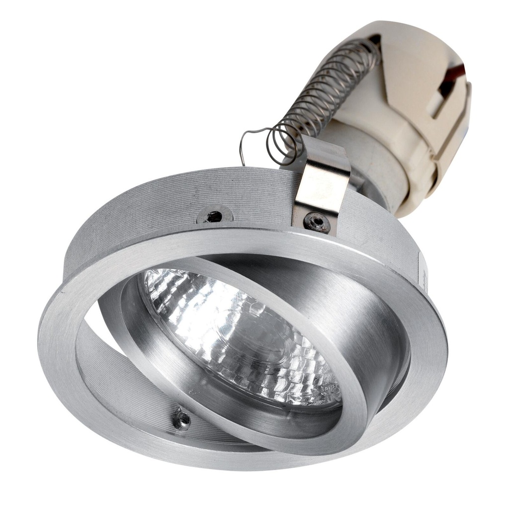 Ø80 CONVERTIBLE SYSTEM CASSETTE ENCASTRABLE - ROND - ORIENTABLE GRIS TEXTURE  *