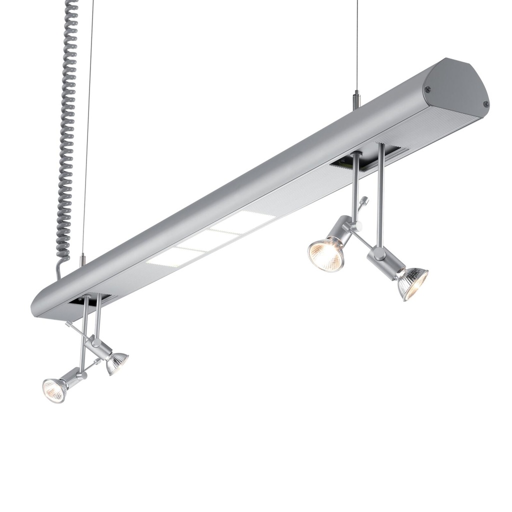 SYSTEME LUMINEUX - 3 TROUS BLANC MAT TEXTURE  *