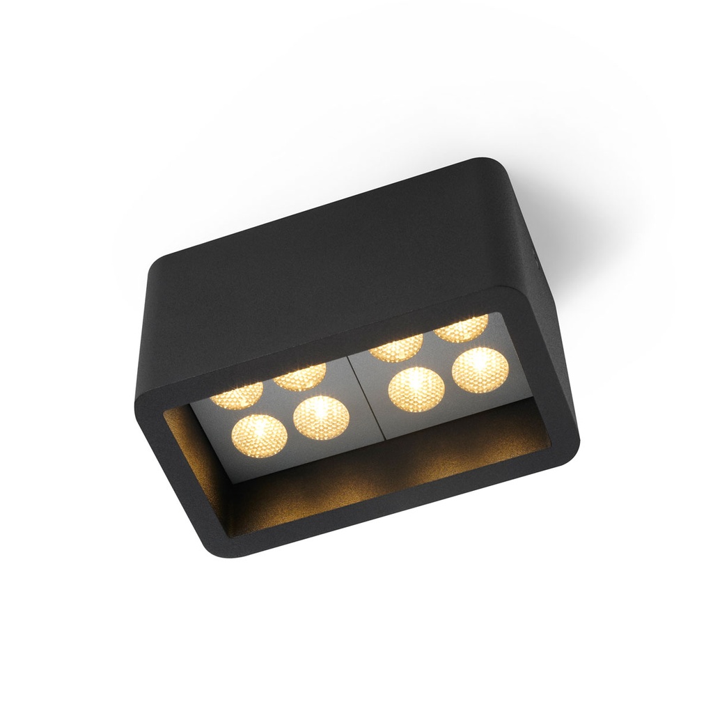 CODE 2 LED BLACK / WW - 25° / DRIVER INCL. / DIMMABLE (TRIAC/IGBT)  *