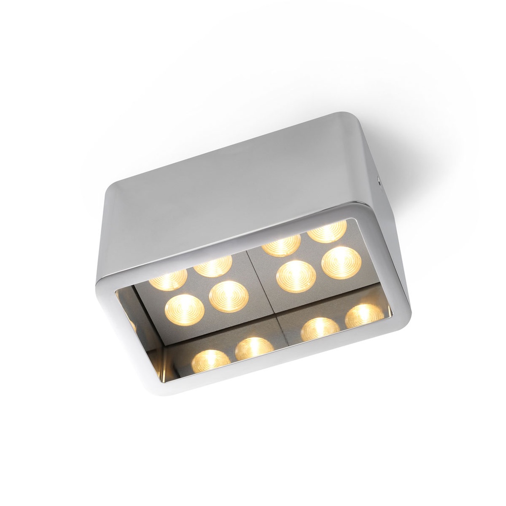 CODE 2 LED CHROME / WW - 40° / DRIVER INCL. / DIMMABLE (TRIAC/IGBT)  *