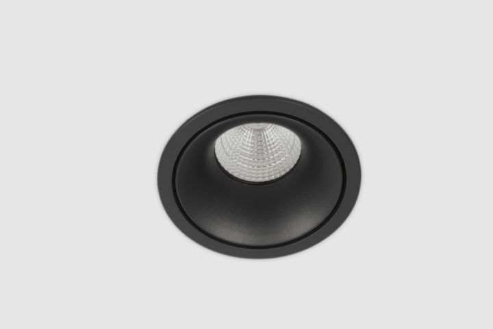 KHEO ENCASTRÉ 6W 2700K NOIR+ PHASE CUT DRIVER  *