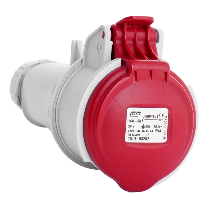 IDE CEE 16A 4P 400VAC IP44 PRISE MOBILE  *