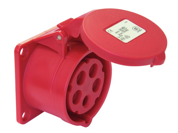 IDE CEE 32A 5P 400VAC IP44 PRISE ENC. DROIT  *