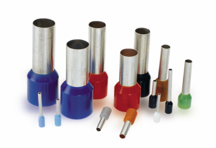 EMBOUT ISOLÉ 1,0MM² ROUGE L=8MM  *