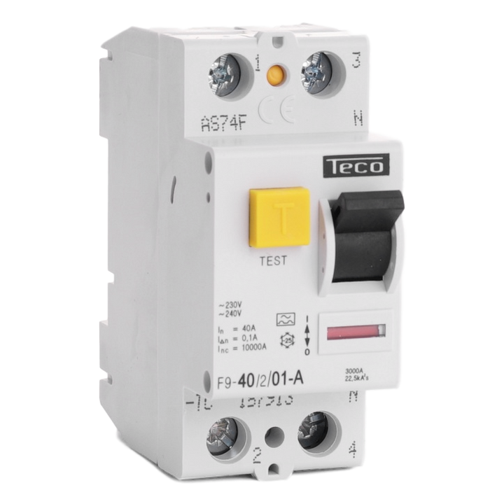 DIFFERENTIEELSCHAK. TC 2P 40A 100MA TYPEA  *