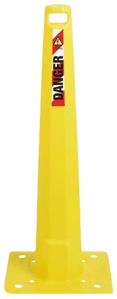 BALISE DE SIGNALISATION + PROTECTION SECURIS AVEC POIGNEE  *