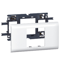 SUPPORT MOSAIC DLP 2 MODULES COUVERCLE 65MM