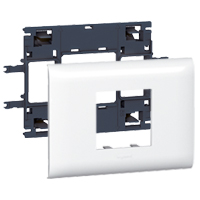SUPPORT MOSAIC DLP 2 MODULES COUVERCLE 85MM