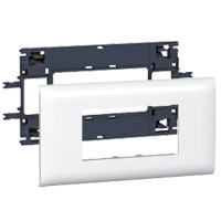 SUPPORT MOSAIC DLP 4 MODULES COUVERCLE 85MM