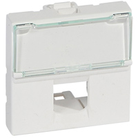 PLASTRON MOSAIC RJ45 KEYSTONE 2 MODULES  *