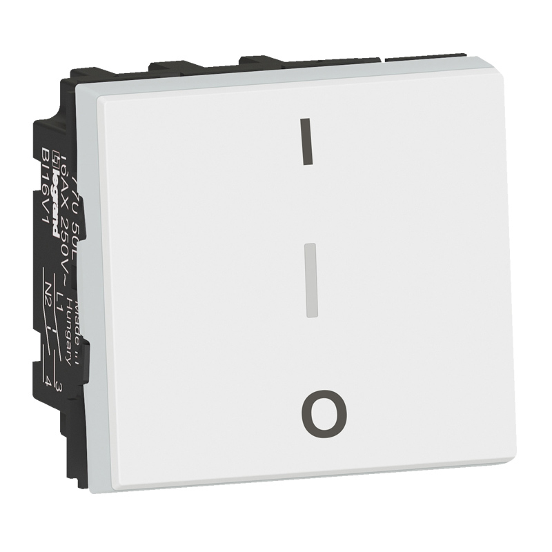 MOSAIC INTER BIP EASYLED-16A 2 MOD BLANC