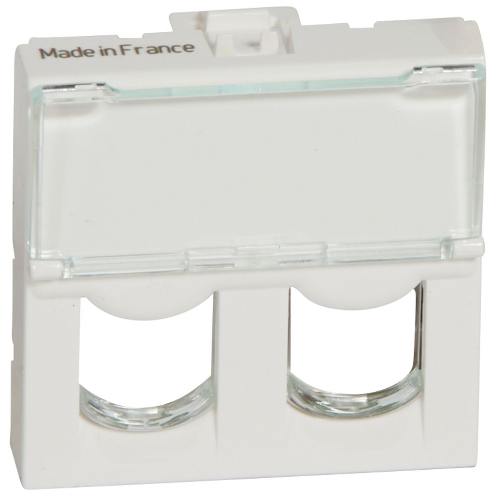 MOSAIC PLASTRON SYSTIMAX DOUB. 2 MOD. BLANC  *