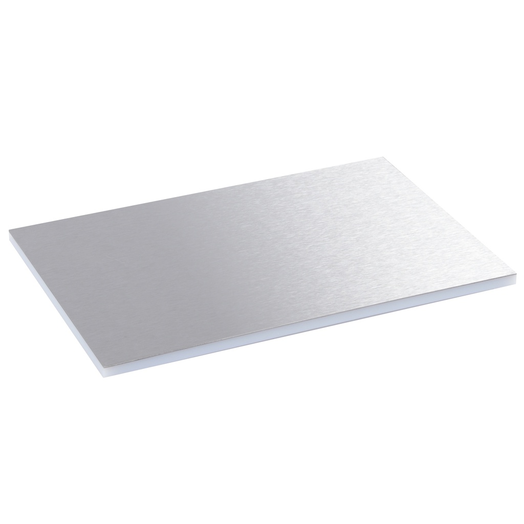 PLAQUE DE FINITION INOX 12/18 MOD PR TAPIS PLAIN  *