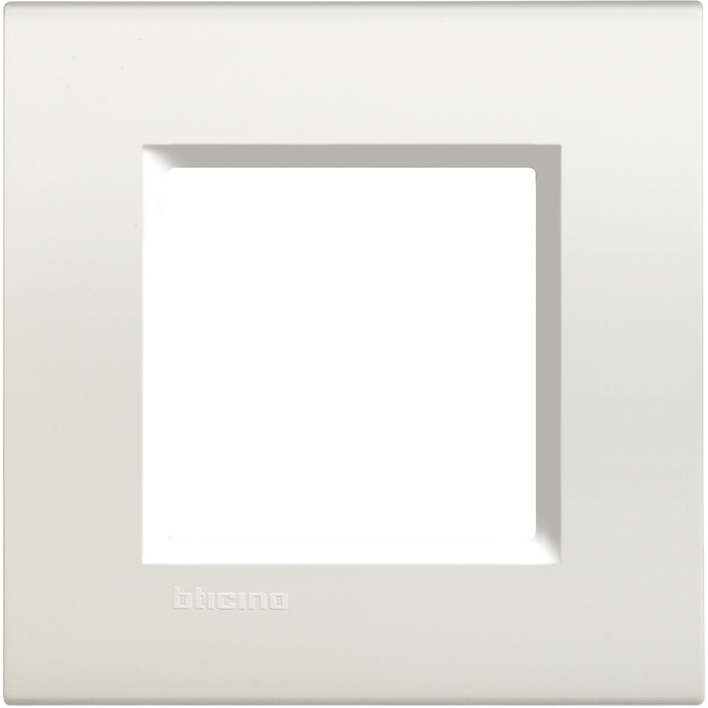 LL-PLAQUE RECTANGUL. 2 MOD BLANC  *