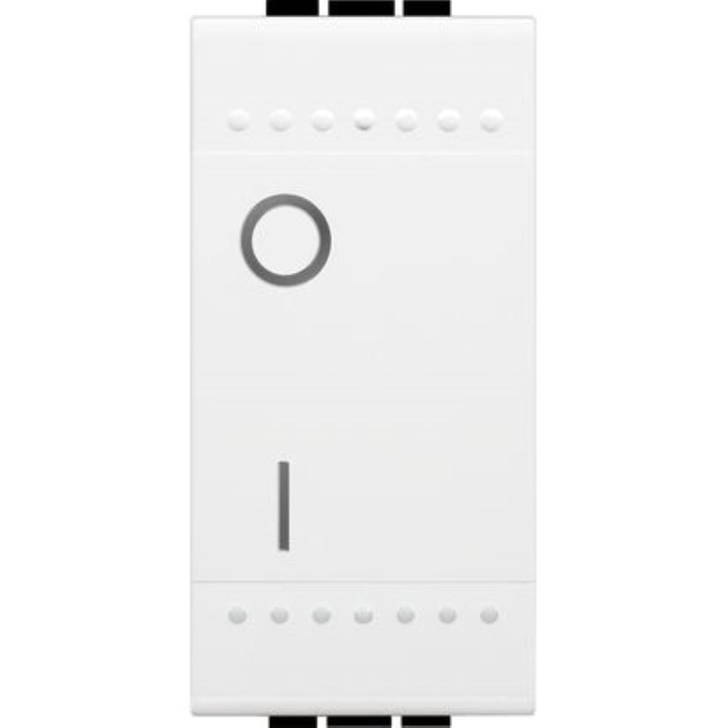 LL-INTER 2P 16AX 250V 1 MOD BLANC  *