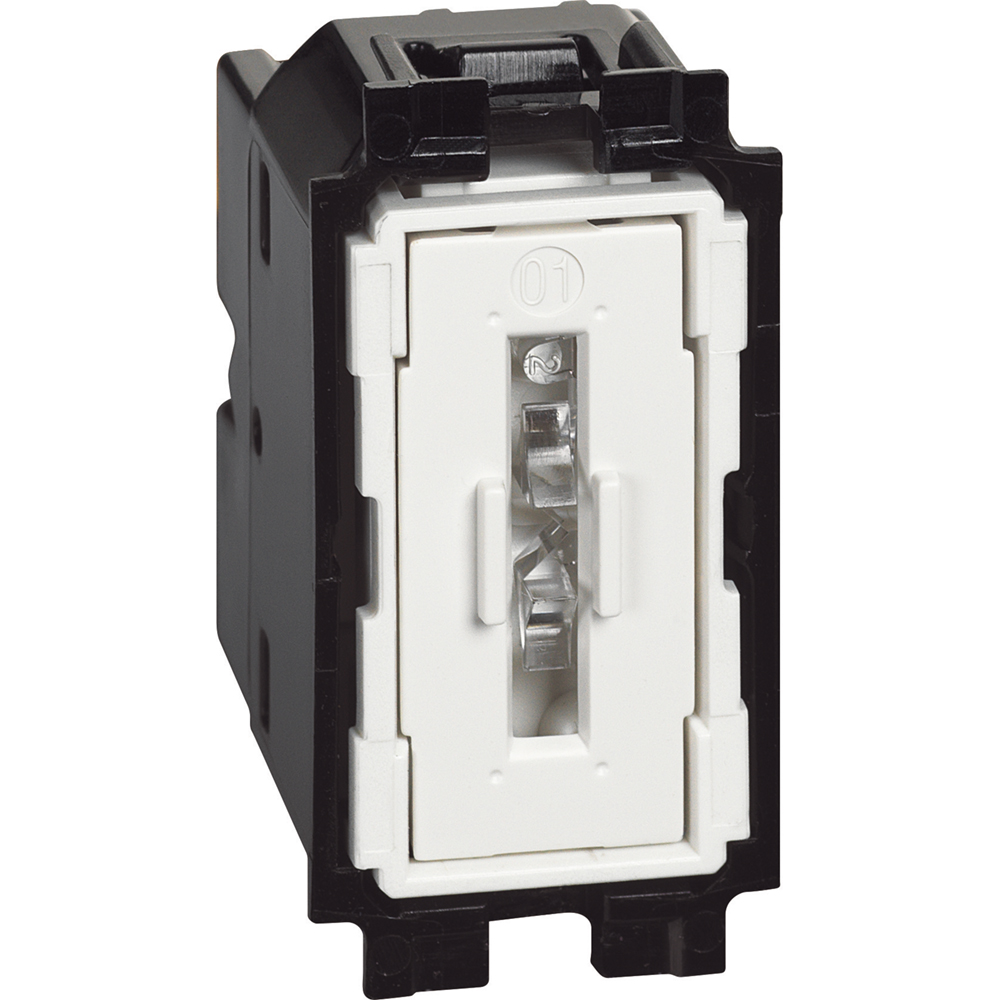 LNOW BOUTON POUSSOIR 10AX BORNES AUTO-COMPOSABLE-1 MOD  *