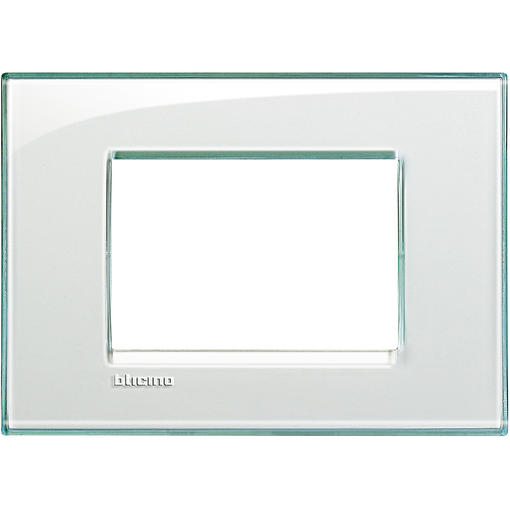 LL-PLAQUE RECTANGUL. 3 MOD AQUAMARINE  *