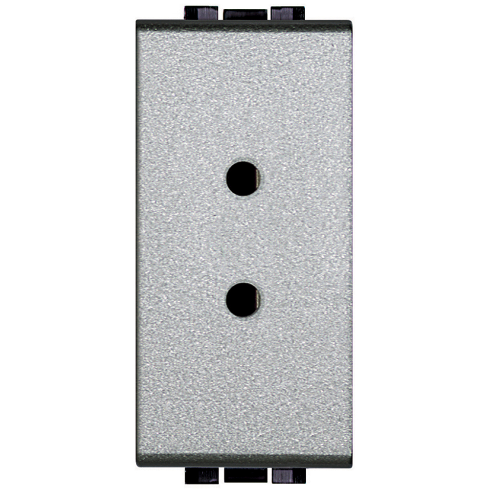 MINI-PRISE LIGHT TECH 2P/6A/24V/ENTR.13MM/1 MODULE  *