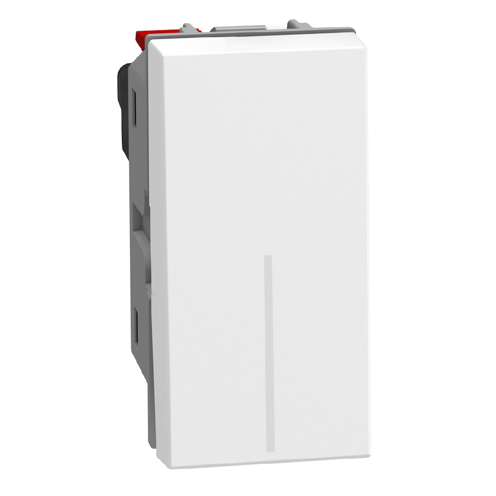 LIGHTN INTER UNIPOL. 10AX 1 MOD - BLANC