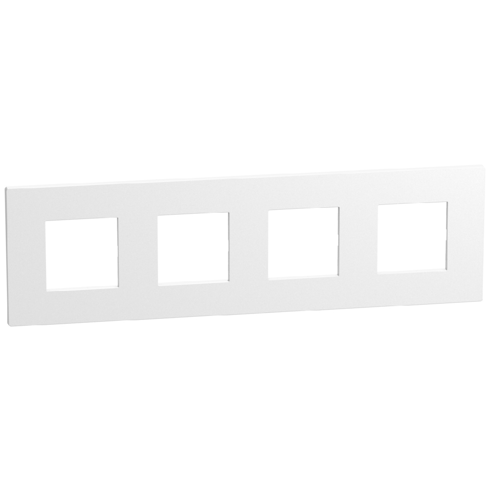 LIGHTN PLAQUE 4X2 MOD 71MM BLANC