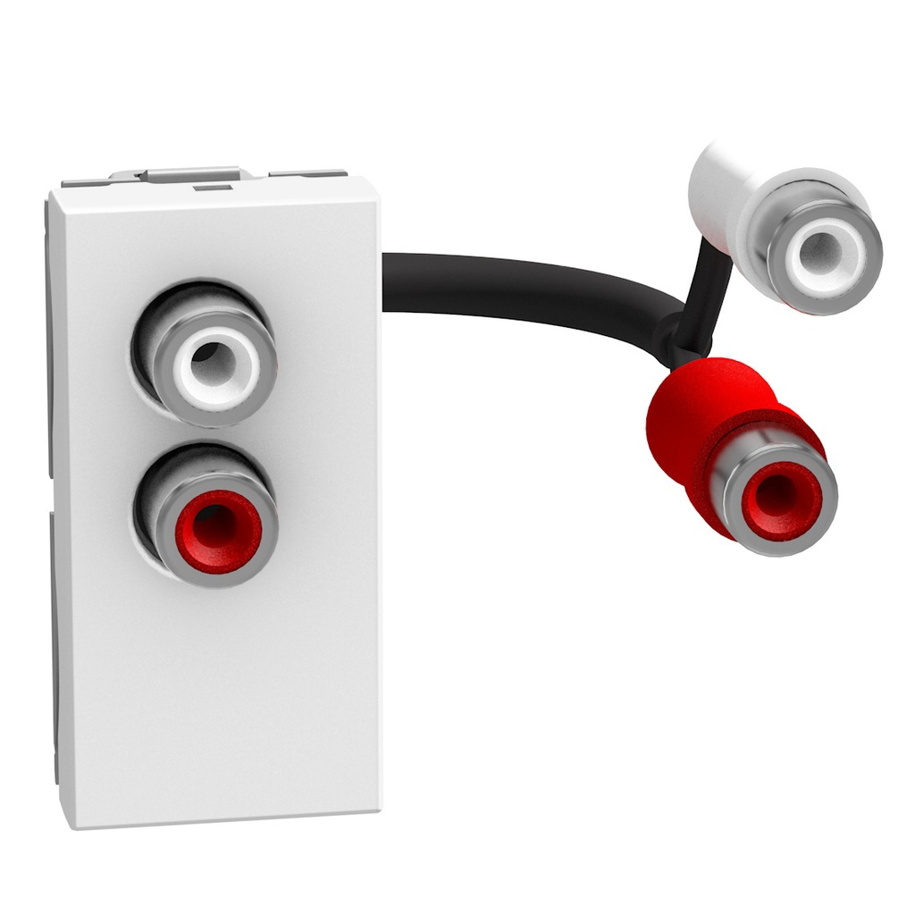LIGHTN PRISE RCA DOUBLE 1 MOD - BLANC  *