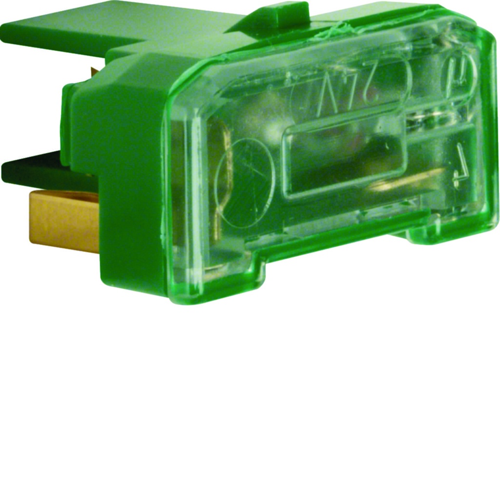 MODULE LAMPE A INCANDESCENCE BERKER AVECBORNE N VERT 24 V 35 MA  *