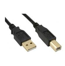 USB2.0 A-B 5M M-M GOLDPLATED  *