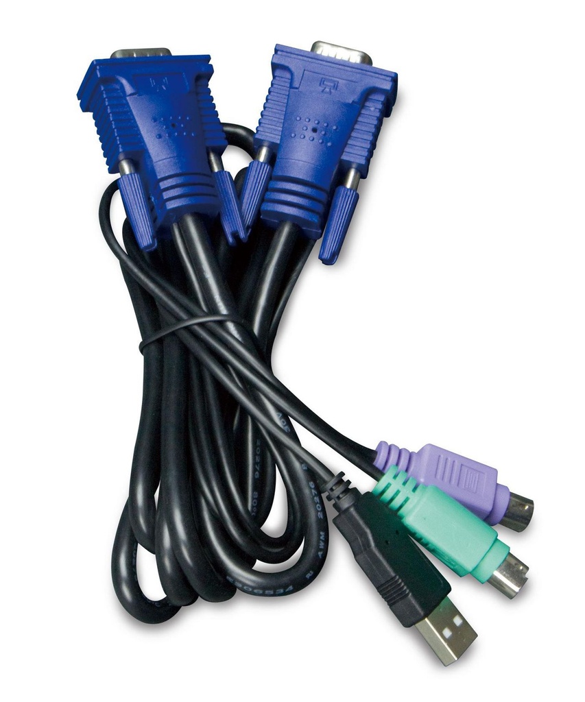 5.0M USB KVM CABLE W BUILT-IN  *