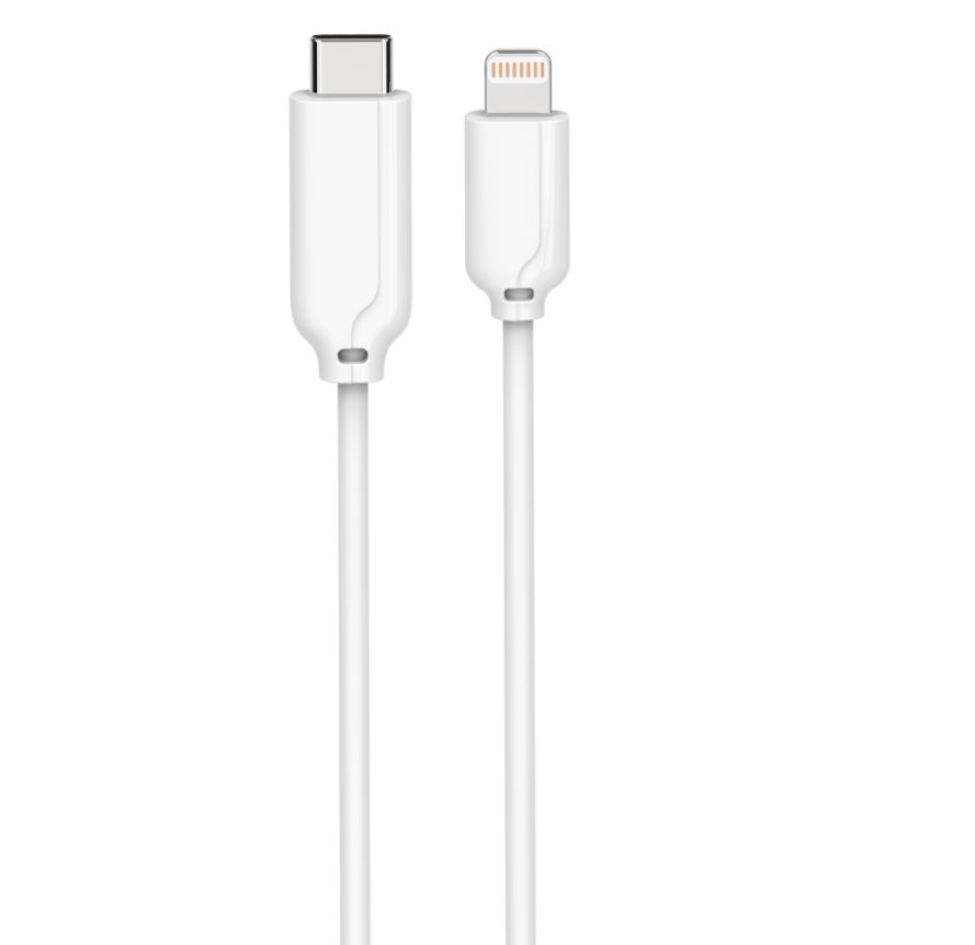 USB-C LIGHTNING CABLE MFI 2M  *
