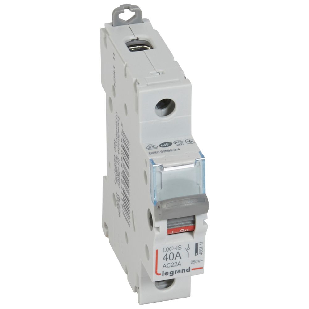 LASTSCHAKELAAR DX³ 1P 40A 1 MODULE